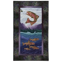 Quilt Kit - Calling Me Home Early Riser Block 4 by McKenna Ryan for Hoffman California Fabrics 21