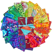 Fat Quarter Bundle - Kaffe Fassett Collective Classics Plus Spectrum FreeSpirit 20 Count Fat Quarters Assorted Cotton Fabric Precuts (FB4FQGP.SPECTRUM) M409.51